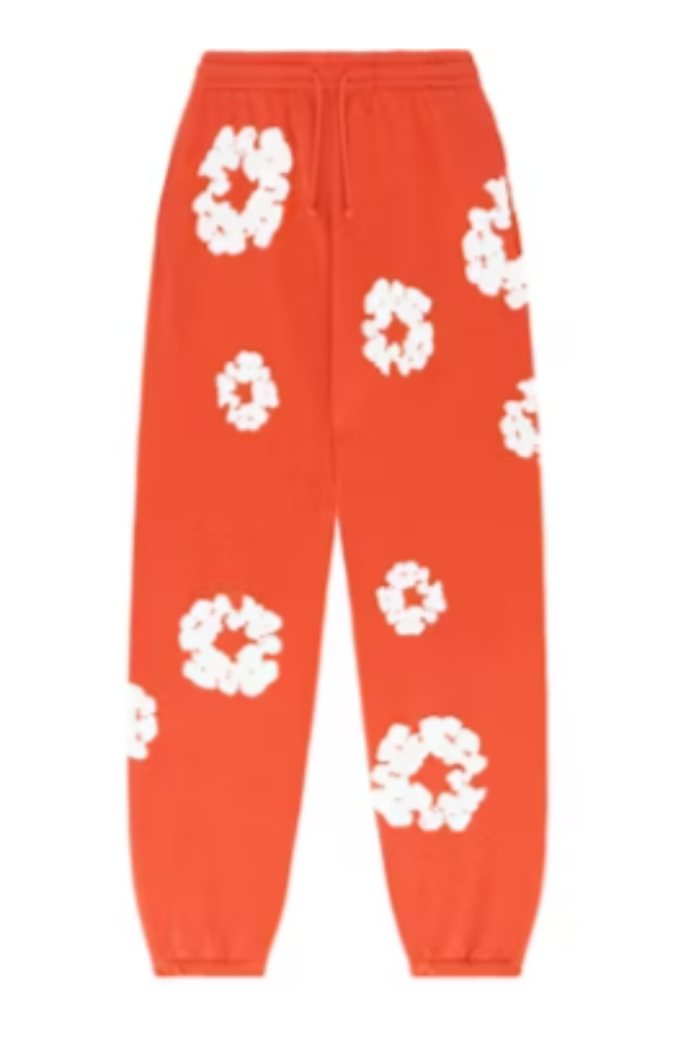 Orange Denim Pants